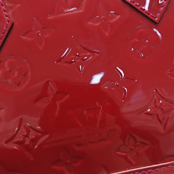 ALMA BB Monogram Patent Leather Red
