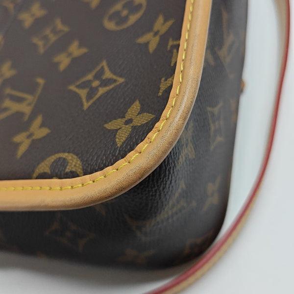 DIANE Monogram Coated Canvas Brown