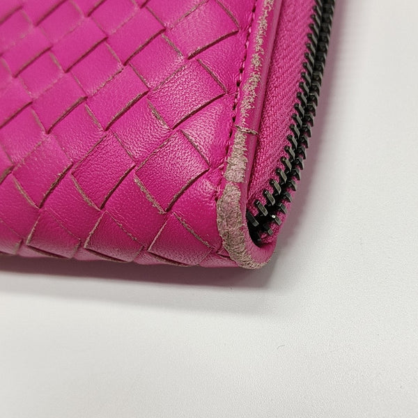 Lambskin Wallet Red