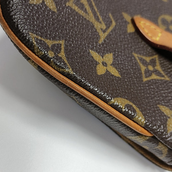 MARELLE Monogram Coated Canvas Brown