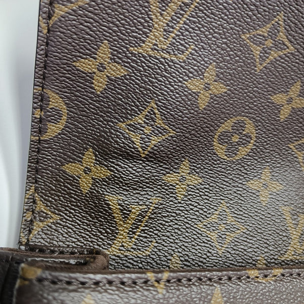 MÉTIS MM Monogram Coated Canvas Brown