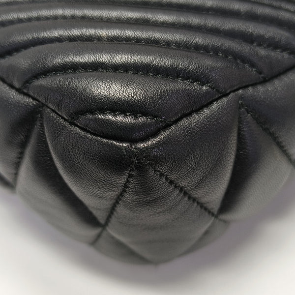 Miu Confidential Quilted Lambskin Black