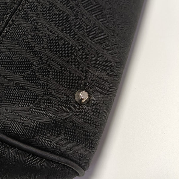 Canvas Top Handle Bag Black