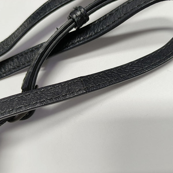 Classic Metallic Edge City Lambskin Black