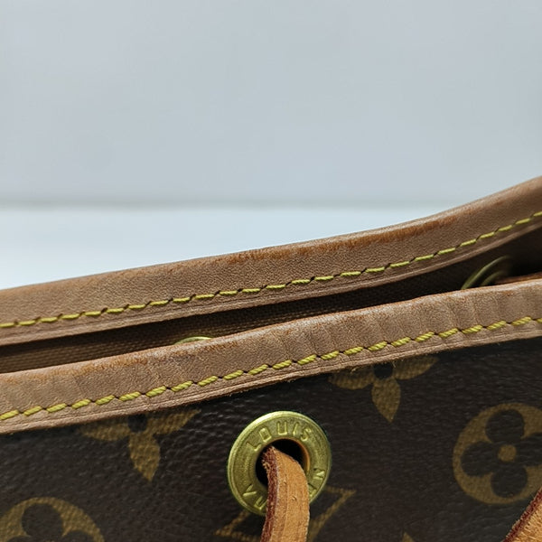 NOÉ BB Monogram Coated Canvas Brown