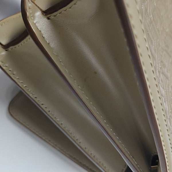 TB Small Lambskin Beige