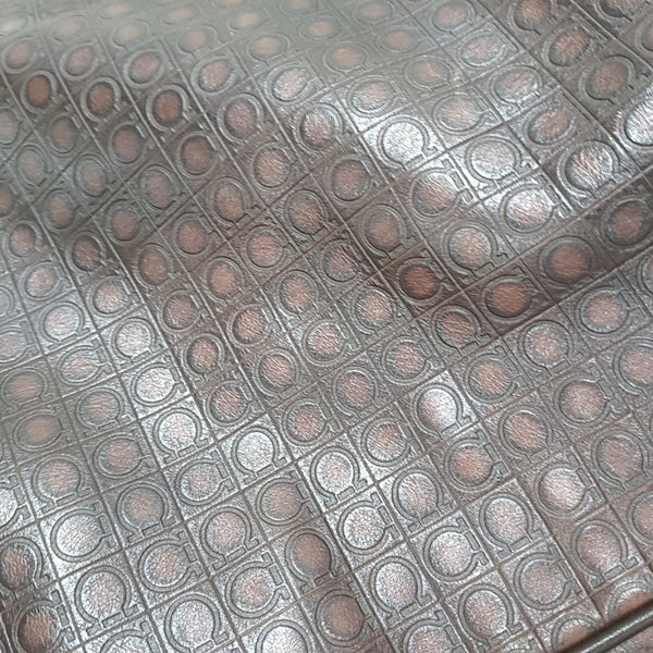 Calfskin Shoulder Bag Brown