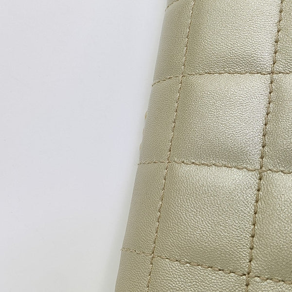 2.55 225 Quilted Lambskin Green