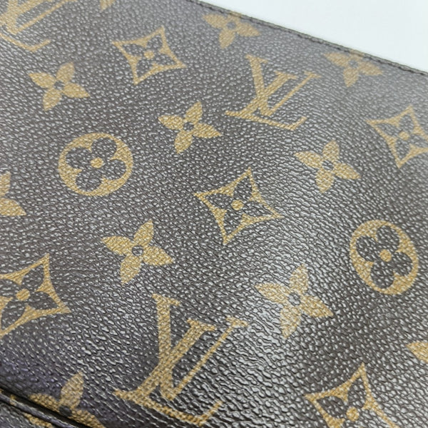 ACCESSOIRES Monogram Coated Canvas Brown