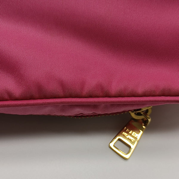 Nylon Shoulder Bag Red