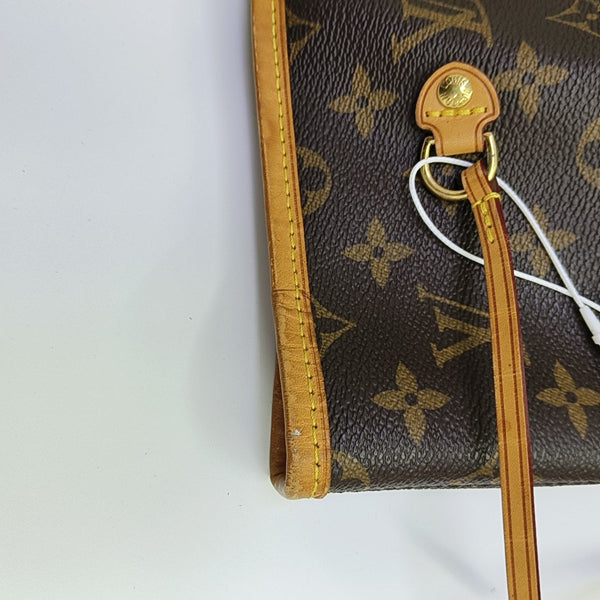 NEVERFULL GM Monogram Coated Canvas Brown