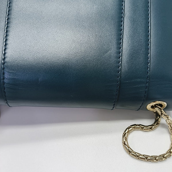 SERPENTI FOREVER Small Quilted Calfskin Green