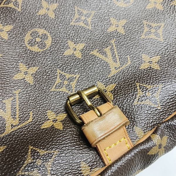 SAUMUR 30 Monogram Coated Canvas Brown