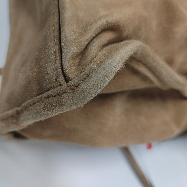 LE CITY Small Suede Brown