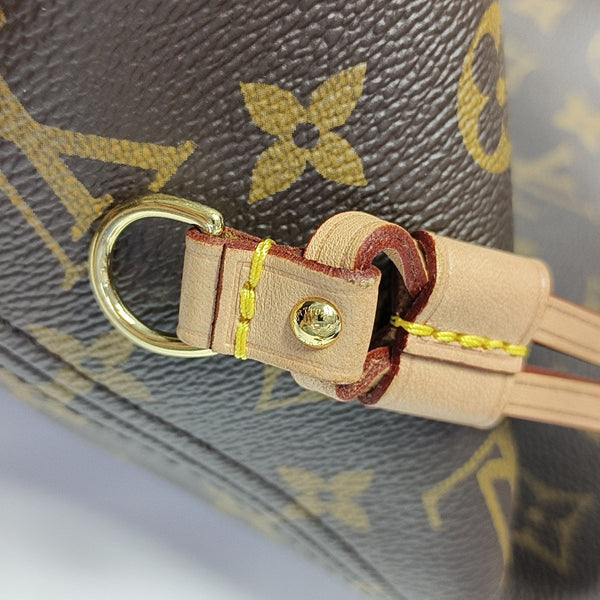 NEVERFULL INSIDE OUT MM Monogram Fabric Red