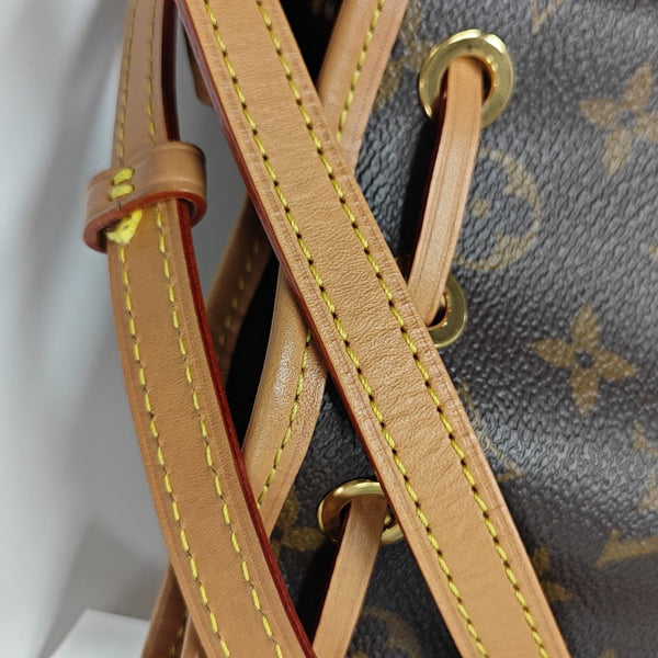 NOÉ Nano Monogram Coated Canvas Brown