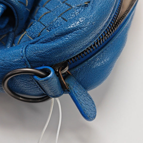 Calfskin Shoulder Bag Blue