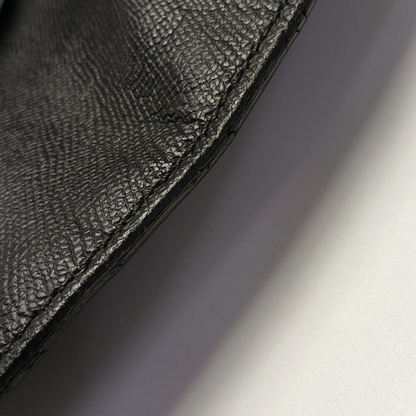 Grained Calfskin Tote Bag Black