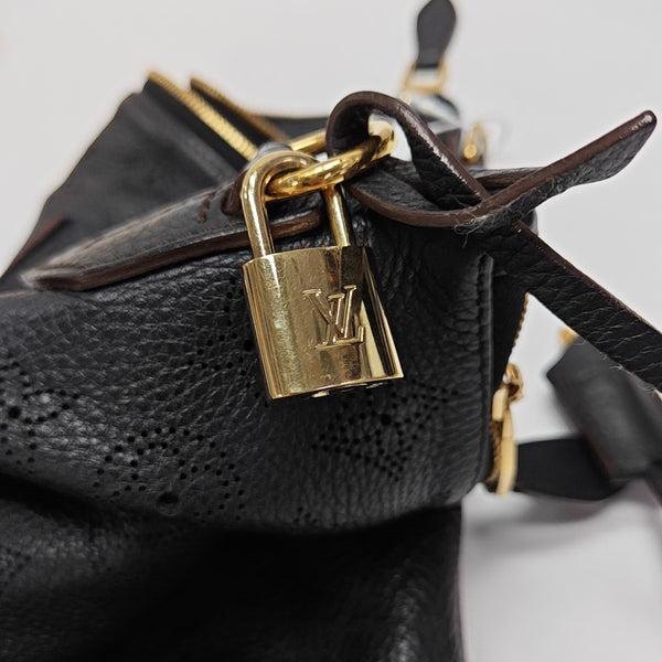 SELENE Monogram Calfskin Black