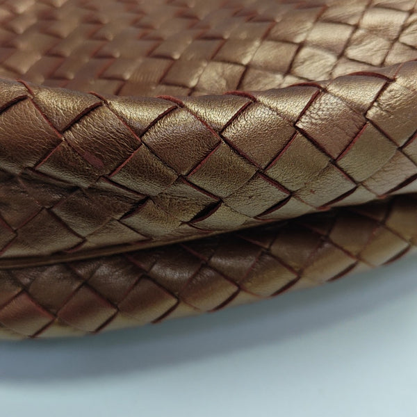 Lambskin Shoulder Bag Brown