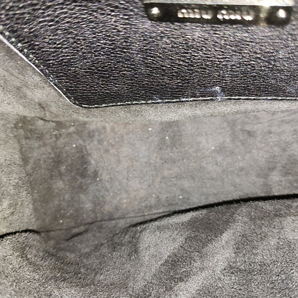 Miu Lady Calfskin Black