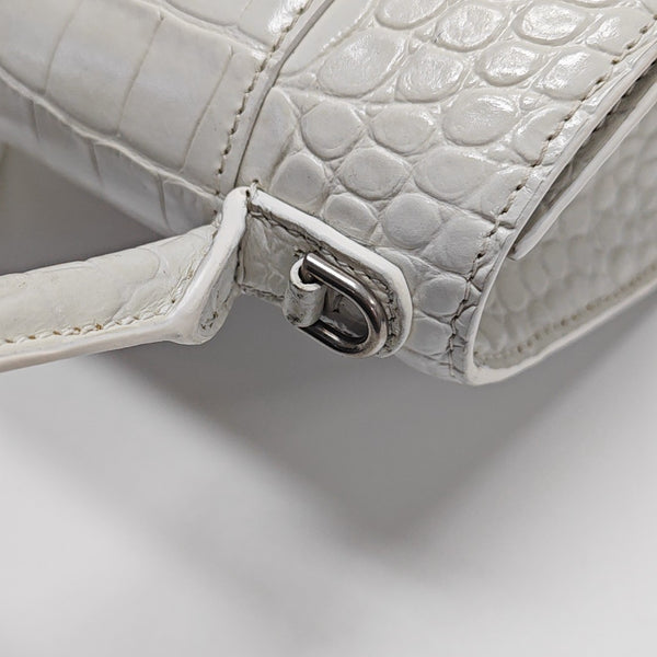 Hourglass S Calfskin White