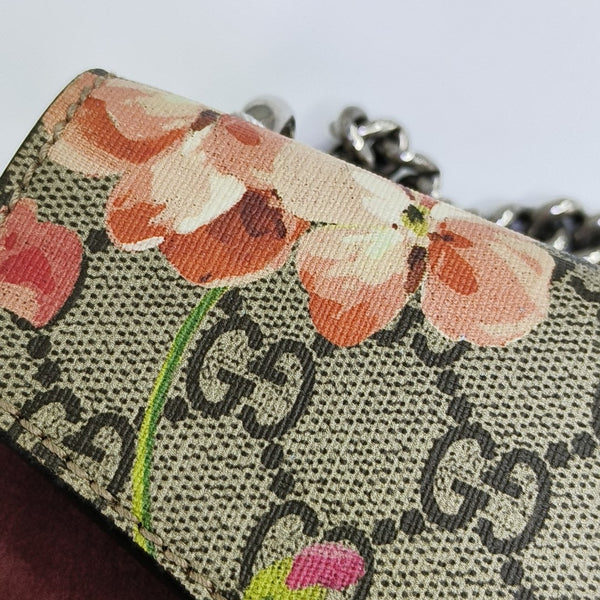 Dionysus Mini Monogram Coated Canvas Beige