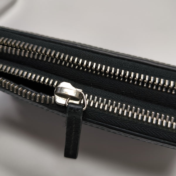 Monogram Calfskin Wallet Black