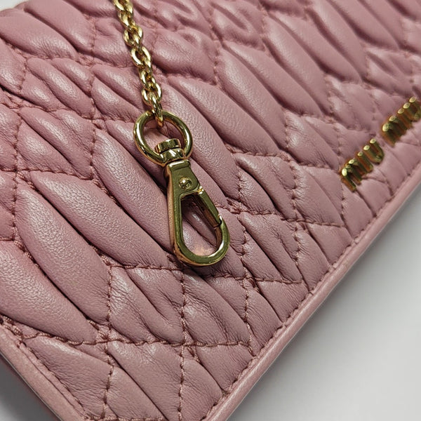 Crystal Mini Lambskin Pink