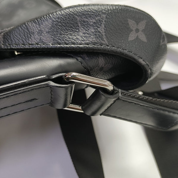 VOYAGER PM Monogram Coated Canvas Black