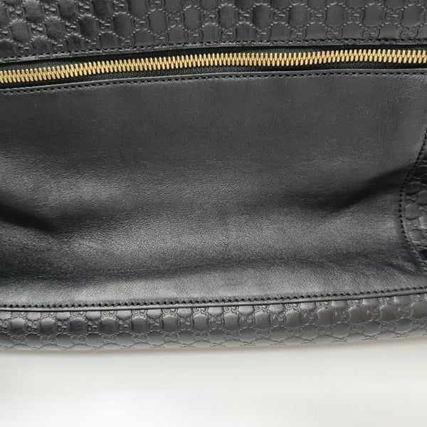 Monogram Calfskin Tote Bag Black