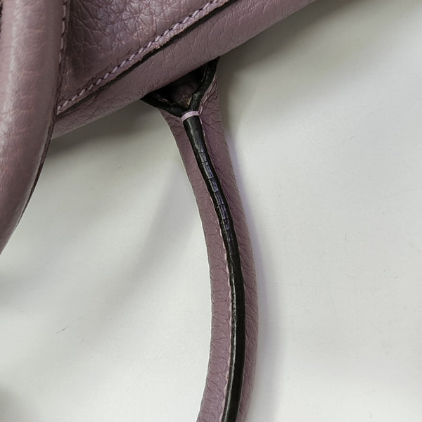 Calfskin Shoulder Bag Purple