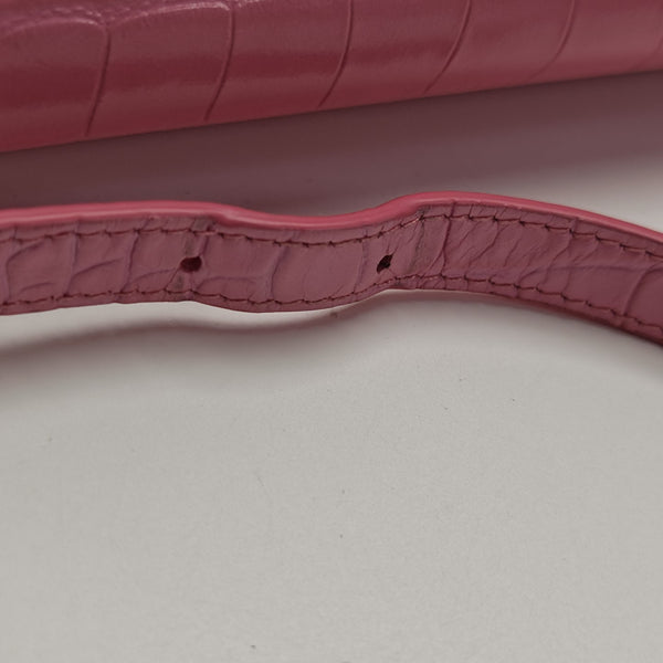 Calfskin Shoulder Bag Pink