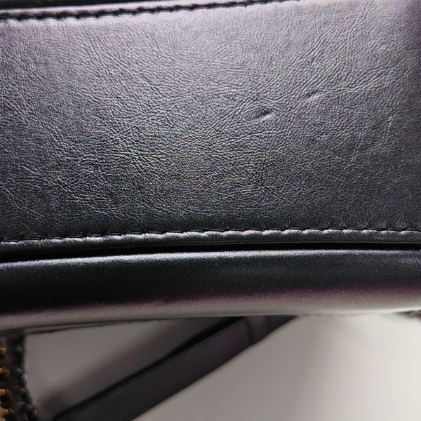 GABRIELLE Medium Quilted Calfskin Purple