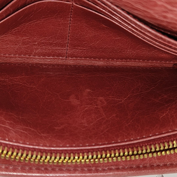 Quilted Lambskin Wallet Pink