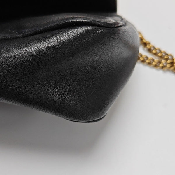 GG Marmont Mini Quilted Calfskin Black