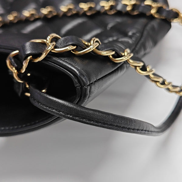 CHANEL 31 Large Quilted Calfskin Black