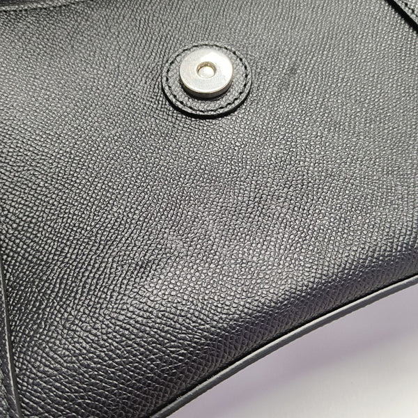 Calfskin Shoulder Bag Extra Small Black