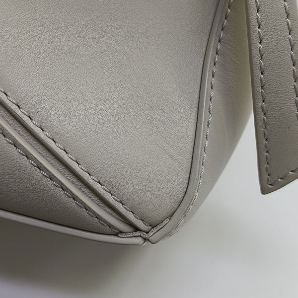 Puzzle Small Calfskin White