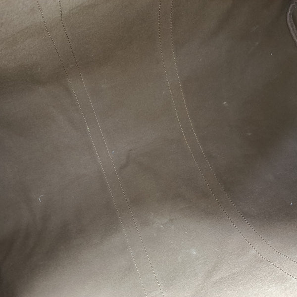 KEEPALL 60 Monogram Coated Canvas Brown