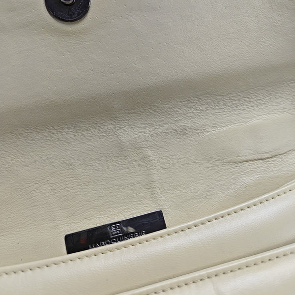 Calfskin Top Handle Bag Beige