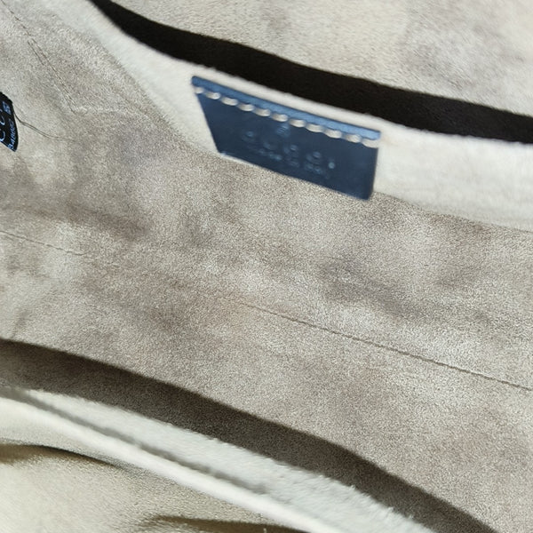 Padlock Small Monogram Coated Canvas Beige