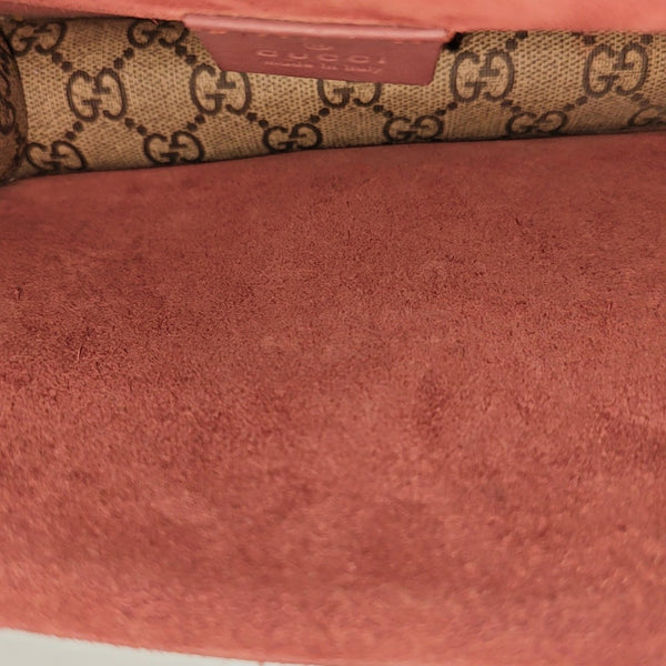Dionysus Mini Monogram Coated Canvas Beige