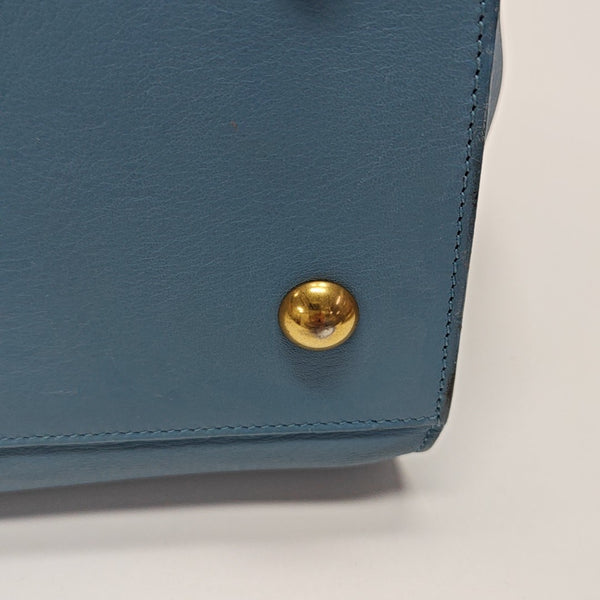 CHYC Y LIGNE Small Calfskin Blue