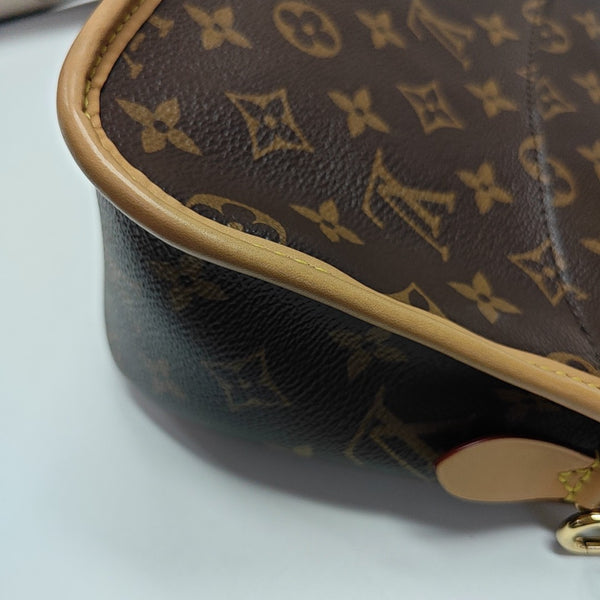 DIANE Monogram Coated Canvas Brown