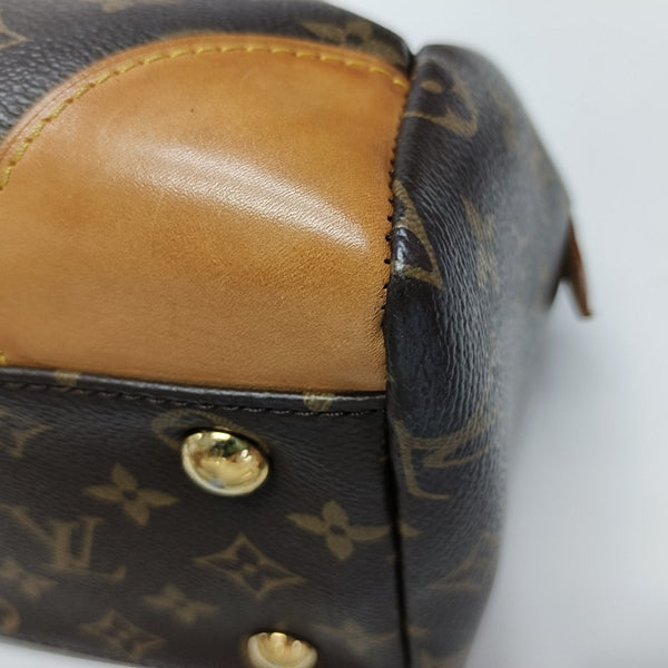 SEGUR Monogram Coated Canvas Brown