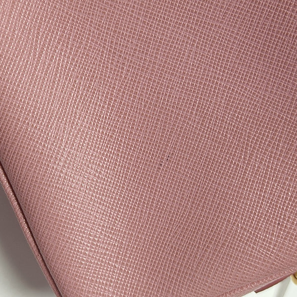 Saffiano Calfskin Shoulder Bag Pink