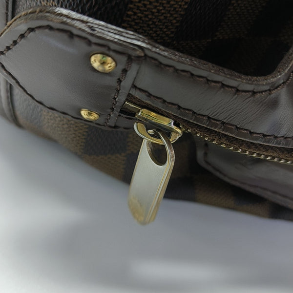 KNIGHTSBRIDGE Damier Ebene Coated Canvas Brown