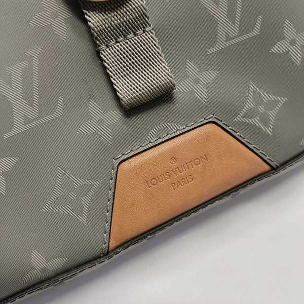 Monogram Coated Canvas Shoulder Bag Green