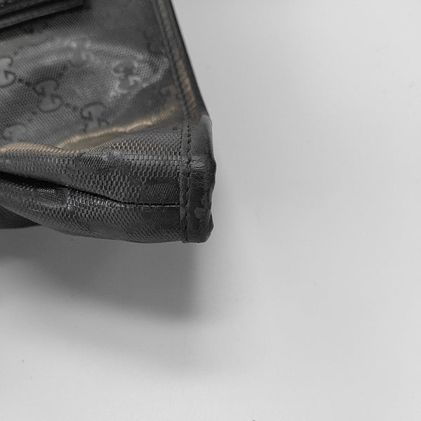 GG Imprime Monogram Coated Canvas Black